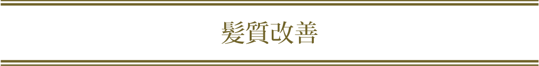 髪質改善メニュー画像